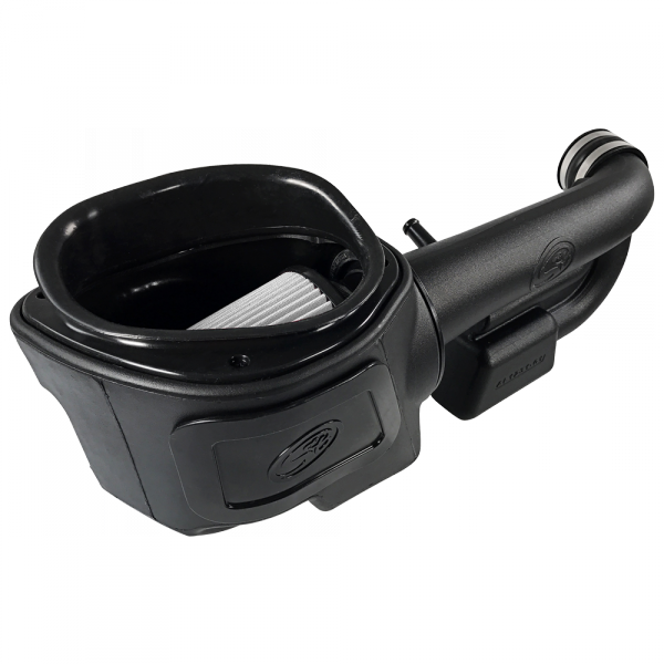 S&B 75-5060D-BKJF Cold Air Intake For 12-16 Jeep Wrangler JK V6-3.6L Dry Dry Extendable White S&B - Truck Part Superstore
