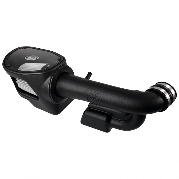 S&B 75-5060D-BKJF Cold Air Intake For 12-16 Jeep Wrangler JK V6-3.6L Dry Dry Extendable White S&B - Truck Part Superstore
