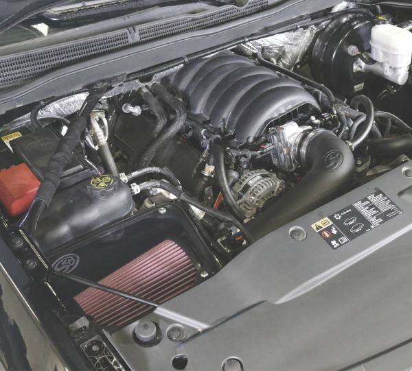 S&B 75-5069D-BKJF Cold Air Intake For 14-16 Silverado/ Sierra 1500 5.3L, 6.2L, 15-16 Tahoe, Suburban, Yukon (XL)(Denali) 1500 5.3L, 6.2L Dry Extendable White S&B - Truck Part Superstore