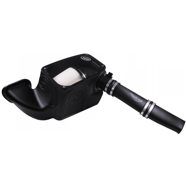 S&B 75-5074D-BKJF Cold Air Intake For 14-18 Dodge Ram 1500 3.0L EcoDiesel V6 Dry Extendable White S&B - Truck Part Superstore