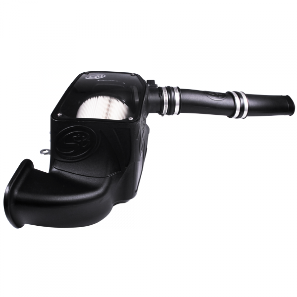 S&B 75-5074D-BKJF Cold Air Intake For 14-18 Dodge Ram 1500 3.0L EcoDiesel V6 Dry Extendable White S&B - Truck Part Superstore