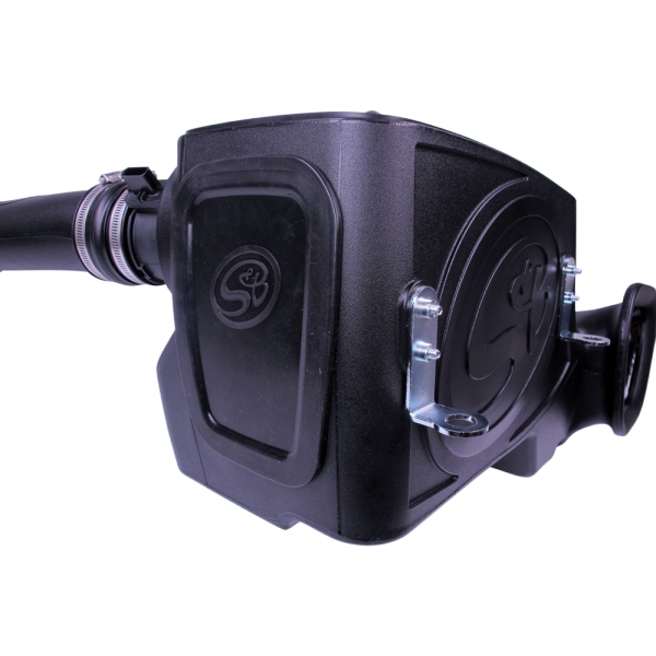 S&B 75-5074-BKJF Cold Air Intake For 14-18 Dodge Ram 1500 3.0L EcoDiesel V6 Cotton Cleanable Red S&B - Truck Part Superstore