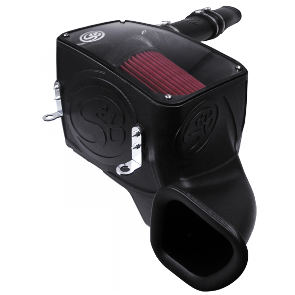 S&B 75-5074-BKJF Cold Air Intake For 14-18 Dodge Ram 1500 3.0L EcoDiesel V6 Cotton Cleanable Red S&B - Truck Part Superstore