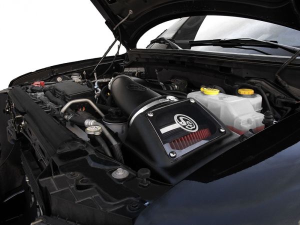 S&B 75-5076-BKJF Cold Air Intake For 11-14 Ford F150 V8-5.0L Oiled Cotton Cleanable Red S&B - Truck Part Superstore