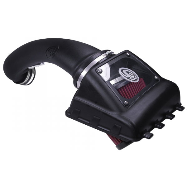 S&B 75-5076-BKJF Cold Air Intake For 11-14 Ford F150 V8-5.0L Oiled Cotton Cleanable Red S&B - Truck Part Superstore