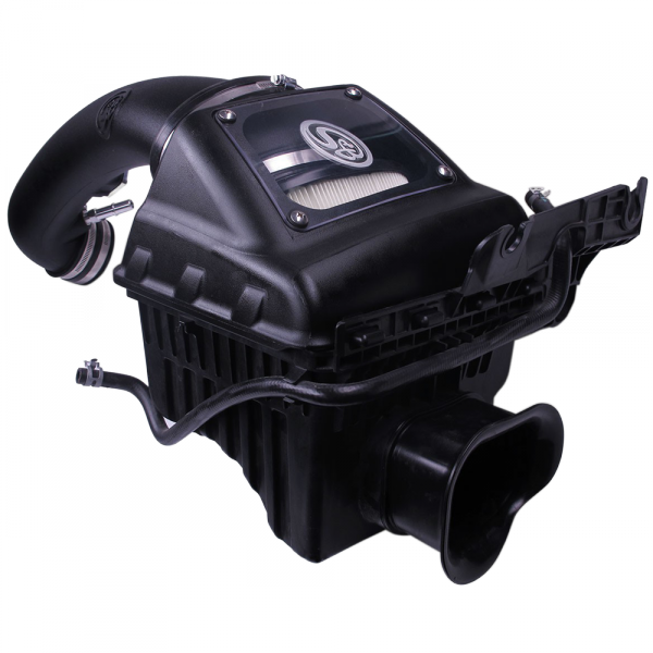 S&B 75-5076D-BKJF Cold Air Intake For 11-14 Ford F150 V8-5.0L Dry Dry Extendable White S&B - Truck Part Superstore