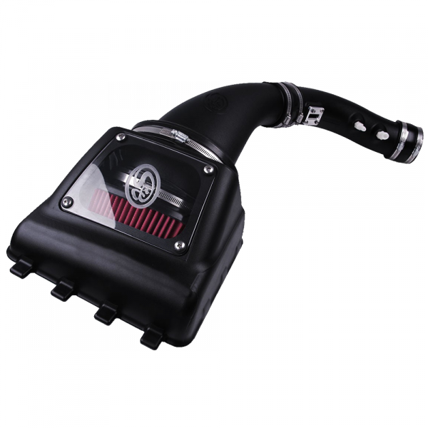 S&B 75-5077-BKJF Cold Air Intake For 10-16 Ford F150 V8-6.2L Raptor Oiled Cotton Cleanable Red S&B - Truck Part Superstore