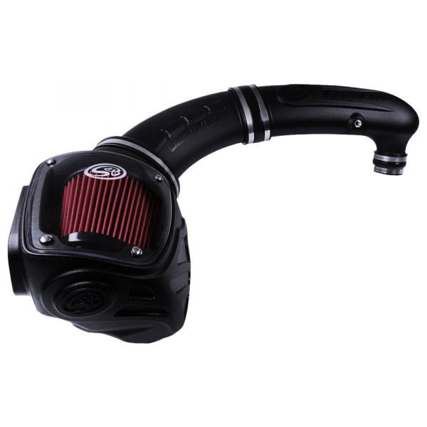 S&B 75-5079-BKJF Cold Air Intake For 97-06 Jeep Wrangler TJ L6-4.0L Oiled Cotton Cleanable Red S&B - Truck Part Superstore