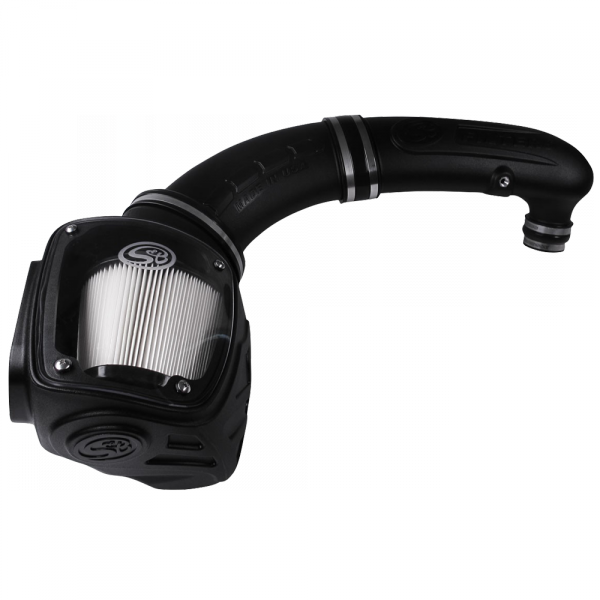 S&B 75-5079D-BKJF Cold Air Intake For 97-06 Jeep Wrangler TJ L6-4.0L Dry Dry Extendable White S&B - Truck Part Superstore