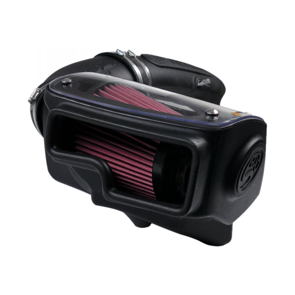 S&B 75-5079-BKJF Cold Air Intake For 97-06 Jeep Wrangler TJ L6-4.0L Oiled Cotton Cleanable Red S&B - Truck Part Superstore