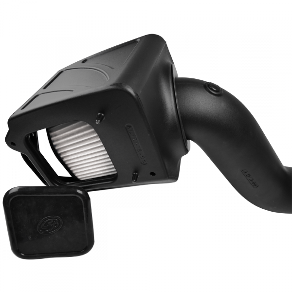 S&B 75-5080D-BKJF Cold Air Intake For 06-07 Chevrolet Silverado GMC Sierra V8-6.6L LLY-LBZ Duramax Dry Extendable White S&B - Truck Part Superstore