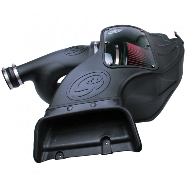 S&B 75-5081-BKJF Cold Air Intake For 15-17 Ford F150 Raptor Ecoboost Cotton Cleanable Red S&B - Truck Part Superstore