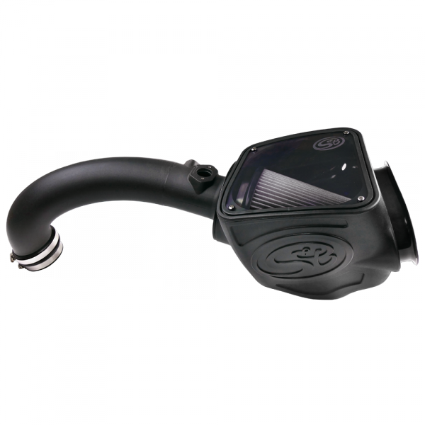 S&B 75-5082D-BKJF Cold Air Intake For 16-18 Nissan Titan, V8-5.0L Cummins Dry Dry Extendable White S&B - Truck Part Superstore