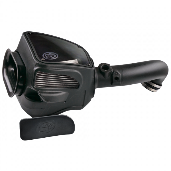 S&B 75-5082D-BKJF Cold Air Intake For 16-18 Nissan Titan, V8-5.0L Cummins Dry Dry Extendable White S&B - Truck Part Superstore