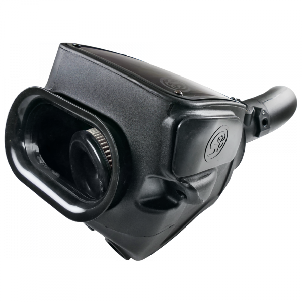 S&B 75-5082D-BKJF Cold Air Intake For 16-18 Nissan Titan, V8-5.0L Cummins Dry Dry Extendable White S&B - Truck Part Superstore