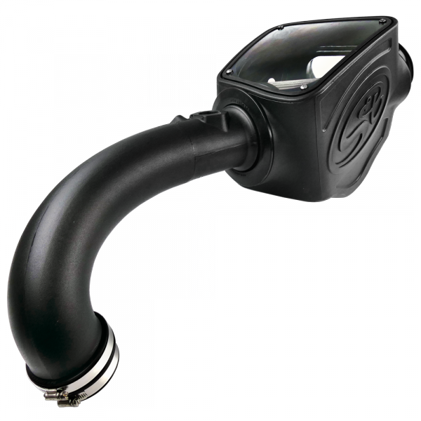 S&B 75-5082D-BKJF Cold Air Intake For 16-18 Nissan Titan, V8-5.0L Cummins Dry Dry Extendable White S&B - Truck Part Superstore