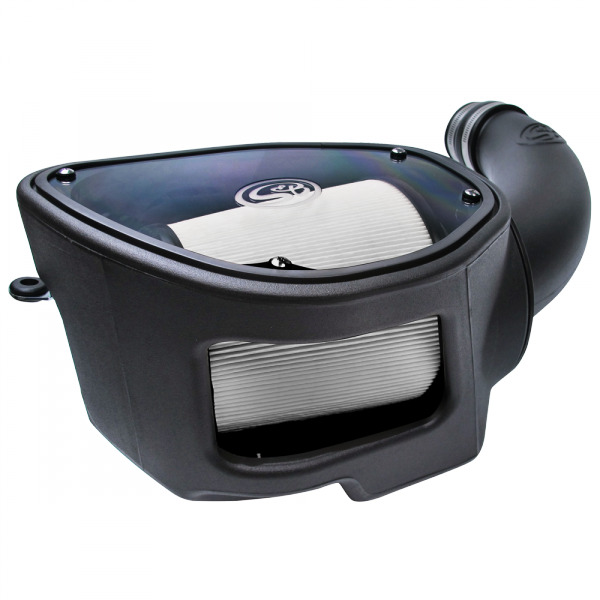 S&B 75-5084D-BKJF Cold Air Intake For 07-11 Jeep Wrangler JK V6-3.8L Dry Dry Extendable White S&B - Truck Part Superstore