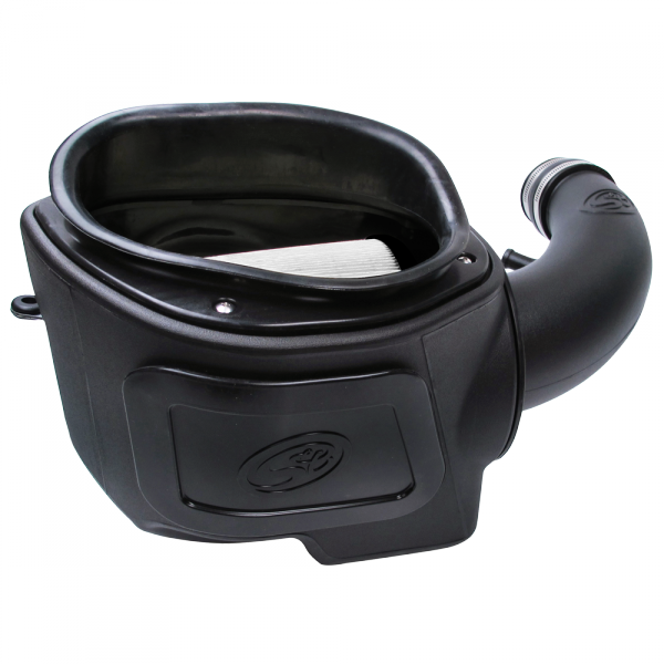 S&B 75-5084D-BKJF Cold Air Intake For 07-11 Jeep Wrangler JK V6-3.8L Dry Dry Extendable White S&B - Truck Part Superstore