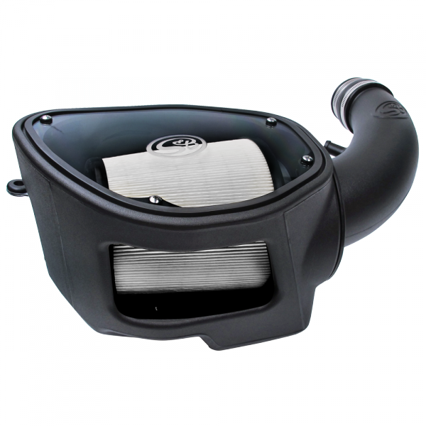 S&B 75-5084D-BKJF Cold Air Intake For 07-11 Jeep Wrangler JK V6-3.8L Dry Dry Extendable White S&B - Truck Part Superstore