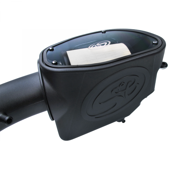 S&B 75-5084D-BKJF Cold Air Intake For 07-11 Jeep Wrangler JK V6-3.8L Dry Dry Extendable White S&B - Truck Part Superstore