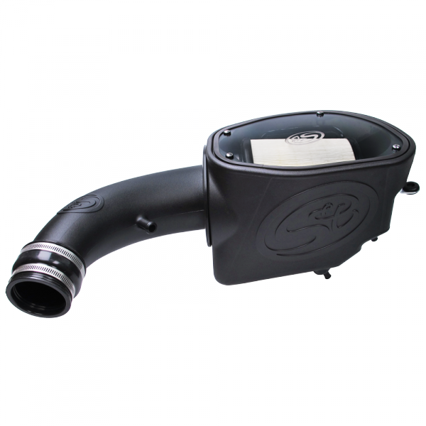 S&B 75-5084D-BKJF Cold Air Intake For 07-11 Jeep Wrangler JK V6-3.8L Dry Dry Extendable White S&B - Truck Part Superstore
