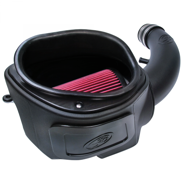 S&B 75-5084-BKJF Cold Air Intake For 07-11 Jeep Wrangler JK V6-3.8L Oiled Cotton Cleanable Red S&B - Truck Part Superstore