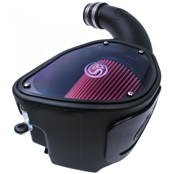 S&B 75-5084-BKJF Cold Air Intake For 07-11 Jeep Wrangler JK V6-3.8L Oiled Cotton Cleanable Red S&B - Truck Part Superstore