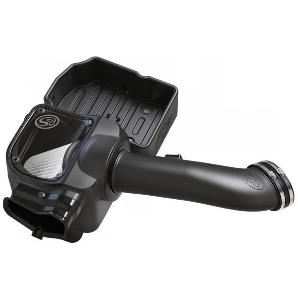 S&B 75-5085D-BKJF Cold Air Intake For 17-19 Ford F250 F350 V8-6.7L Powerstroke Dry Extendable White S&B - Truck Part Superstore