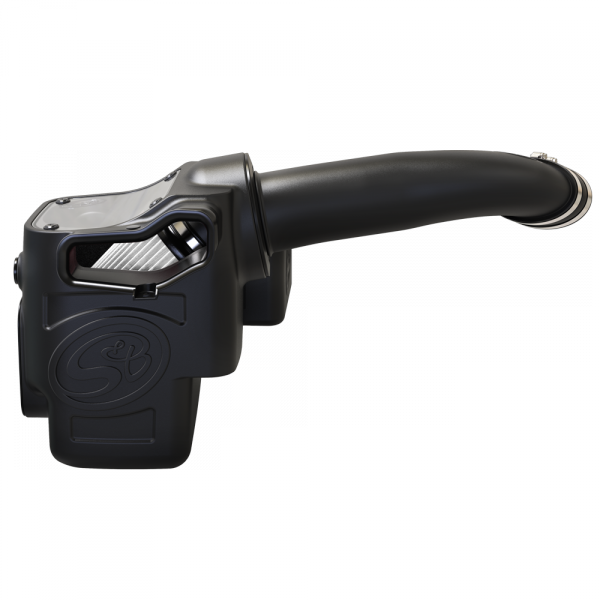 S&B 75-5085D-BKJF Cold Air Intake For 17-19 Ford F250 F350 V8-6.7L Powerstroke Dry Extendable White S&B - Truck Part Superstore