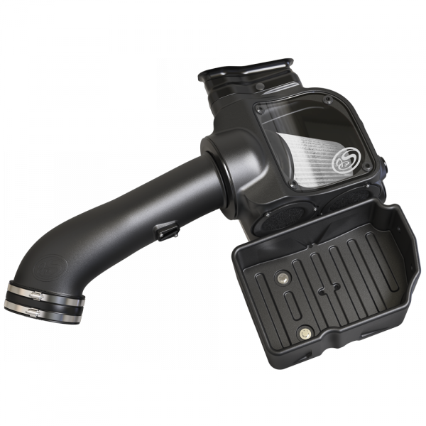 S&B 75-5085D-BKJF Cold Air Intake For 17-19 Ford F250 F350 V8-6.7L Powerstroke Dry Extendable White S&B - Truck Part Superstore