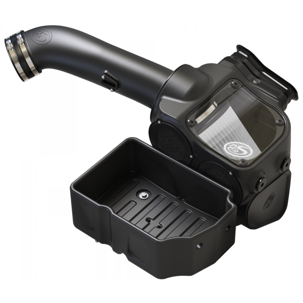 S&B 75-5085D-BKJF Cold Air Intake For 17-19 Ford F250 F350 V8-6.7L Powerstroke Dry Extendable White S&B - Truck Part Superstore