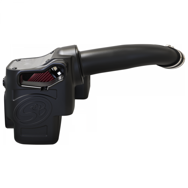 S&B 75-5085-BKJF Cold Air Intake For 17-19 Ford F250 F350 V8-6.7L Powerstroke Cotton Cleanable Red S&B - Truck Part Superstore