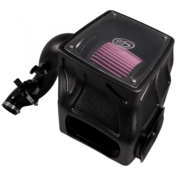 S&B 75-5086-BKJF Cold Air Intake For 16-19 Chevrolet Colorado GMC Canyon 2.8L Duramax Cotton Cleanable Red S&B - Truck Part Superstore