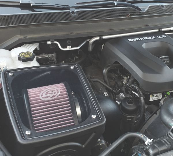 S&B 75-5086D-BKJF Cold Air Intake For 16-19 Chevrolet Colorado GMC Canyon 2.8L Duramax Dry Dry Extendable White S&B - Truck Part Superstore