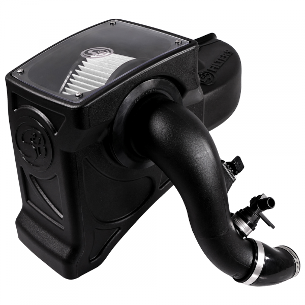 S&B 75-5086D-BKJF Cold Air Intake For 16-19 Chevrolet Colorado GMC Canyon 2.8L Duramax Dry Dry Extendable White S&B - Truck Part Superstore