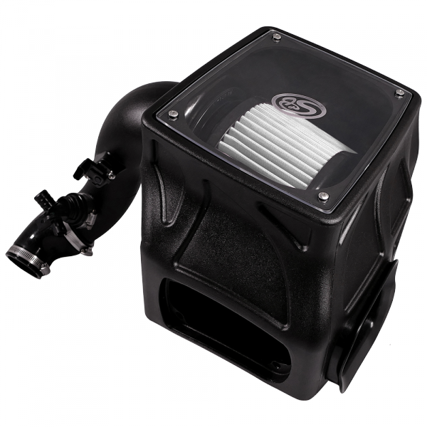 S&B 75-5086D-BKJF Cold Air Intake For 16-19 Chevrolet Colorado GMC Canyon 2.8L Duramax Dry Dry Extendable White S&B - Truck Part Superstore