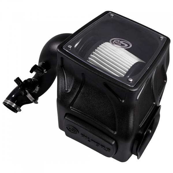 S&B 75-5086D-BKJF Cold Air Intake For 16-19 Chevrolet Colorado GMC Canyon 2.8L Duramax Dry Dry Extendable White S&B - Truck Part Superstore