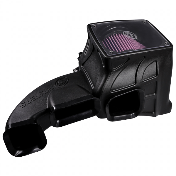 S&B 75-5086-BKJF Cold Air Intake For 16-19 Chevrolet Colorado GMC Canyon 2.8L Duramax Cotton Cleanable Red S&B - Truck Part Superstore