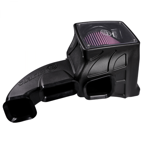 S&B 75-5086-BKJF Cold Air Intake For 16-19 Chevrolet Colorado GMC Canyon 2.8L Duramax Cotton Cleanable Red S&B - Truck Part Superstore