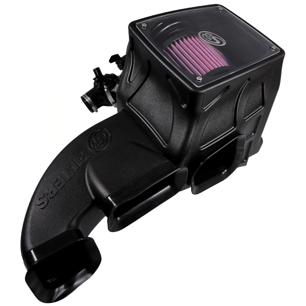 S&B 75-5086-BKJF Cold Air Intake For 16-19 Chevrolet Colorado GMC Canyon 2.8L Duramax Cotton Cleanable Red S&B - Truck Part Superstore