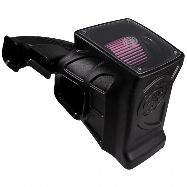 S&B 75-5086-BKJF Cold Air Intake For 16-19 Chevrolet Colorado GMC Canyon 2.8L Duramax Cotton Cleanable Red S&B - Truck Part Superstore