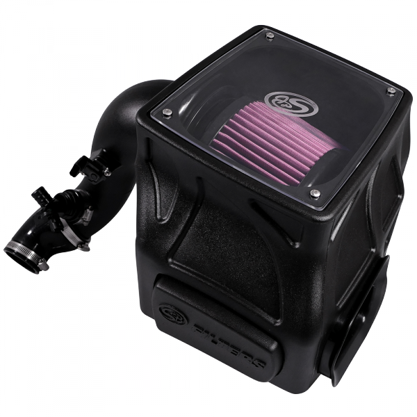 S&B 75-5086-BKJF Cold Air Intake For 16-19 Chevrolet Colorado GMC Canyon 2.8L Duramax Cotton Cleanable Red S&B - Truck Part Superstore