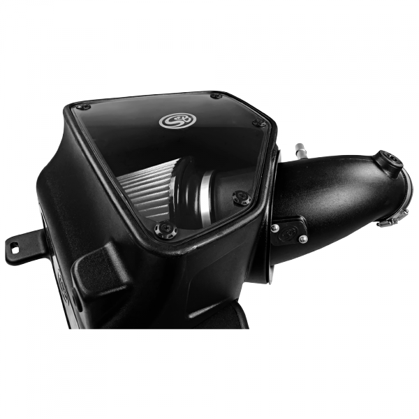 S&B 75-5087D-BKJF Cold Air Intake For 14-18 Dodge Ram 2500/ 3500 Hemi V8-6.4L Dry Extendable White S&B - Truck Part Superstore