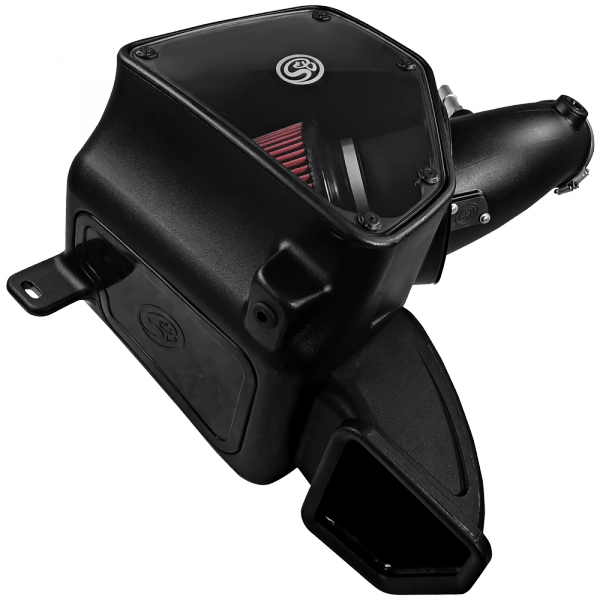 S&B 75-5087-BKJF Cold Air Intake For 14-18 Dodge Ram 2500/ 3500 Hemi V8-6.4L Cotton Cleanable Red S&B - Truck Part Superstore