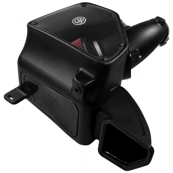 S&B 75-5087-BKJF Cold Air Intake For 14-18 Dodge Ram 2500/ 3500 Hemi V8-6.4L Cotton Cleanable Red S&B - Truck Part Superstore