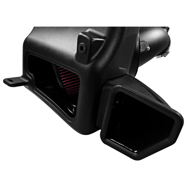 S&B 75-5087-BKJF Cold Air Intake For 14-18 Dodge Ram 2500/ 3500 Hemi V8-6.4L Cotton Cleanable Red S&B - Truck Part Superstore