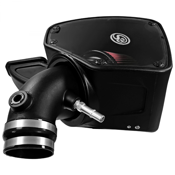S&B 75-5087-BKJF Cold Air Intake For 14-18 Dodge Ram 2500/ 3500 Hemi V8-6.4L Cotton Cleanable Red S&B - Truck Part Superstore