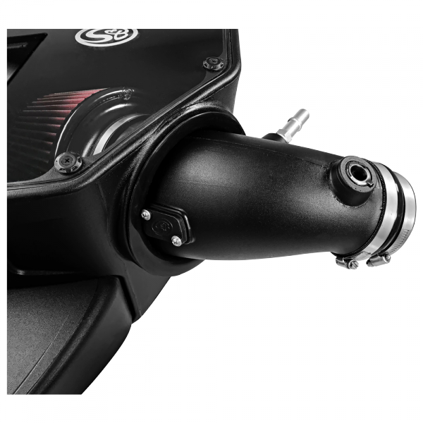 S&B 75-5087-BKJF Cold Air Intake For 14-18 Dodge Ram 2500/ 3500 Hemi V8-6.4L Cotton Cleanable Red S&B - Truck Part Superstore