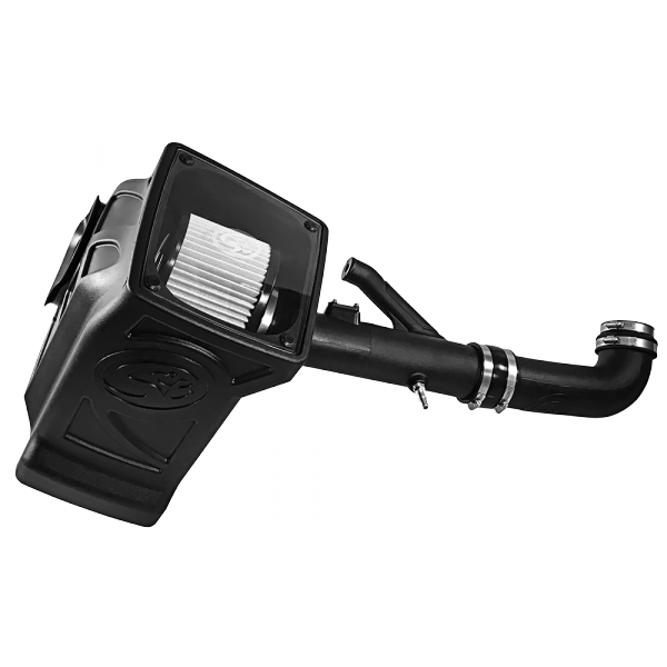 S&B 75-5089D-BKJF Cold Air Intake For 17-18 Chevrolet Colorado GMC Canyon 3.6L V6 Dry Dry Extendable White S&B - Truck Part Superstore