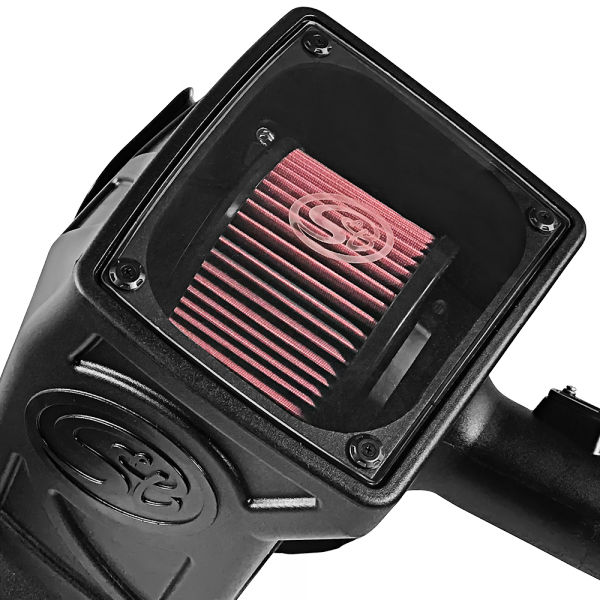 S&B 75-5089-BKJF Cold Air Intake For 17-18 Chevrolet Colorado GMC Canyon 3.6L V6 Oiled Cotton Cleanable Red S&B - Truck Part Superstore